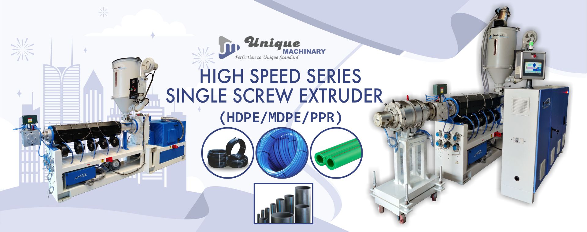High Speed Series Single Screw Extruder